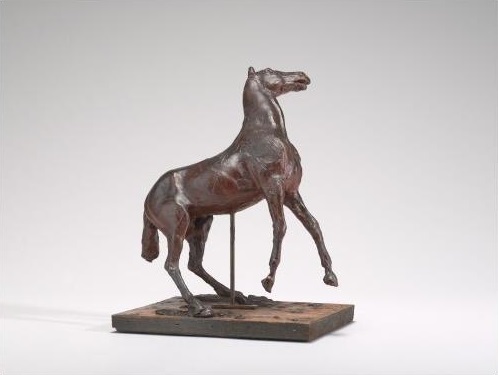 1880 Horse Rearing 31x20x26cm pigmented beeswax, plastiline, metal armature, cork, on wooden base National Gallery of Art, Washingon, DC, USA